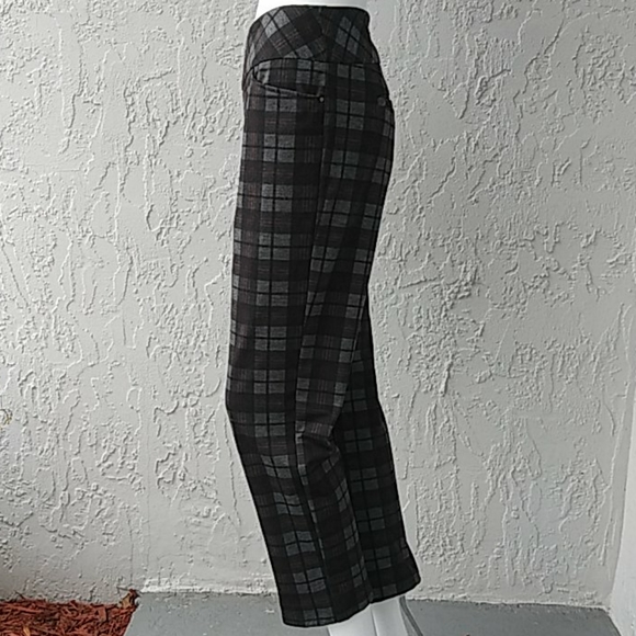 Attyre New York Plaid Stretch Pants - Picture 5 of 8